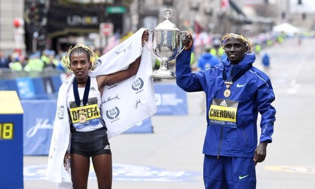 Boston Marathon 2019: Kawauchi chỉ về thứ 17, Cherono thắng sốc và lần đầu cho Degefa