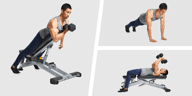 Chùm động tác tập tay để có bắp tay căng nét, nam tính sau 4 tuần