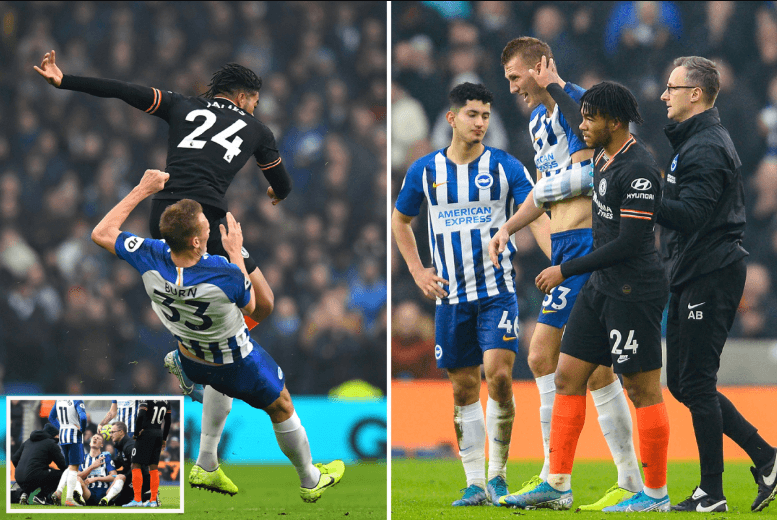 CĐV Chelsea phát cuồng vì “quái thú” Reece James khiến đối thủ trật khớp vai