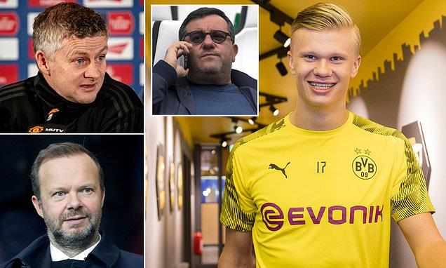 MU được tiết lộ tìm cách hất bỏ siêu cò Raiola trong vụ Haaland