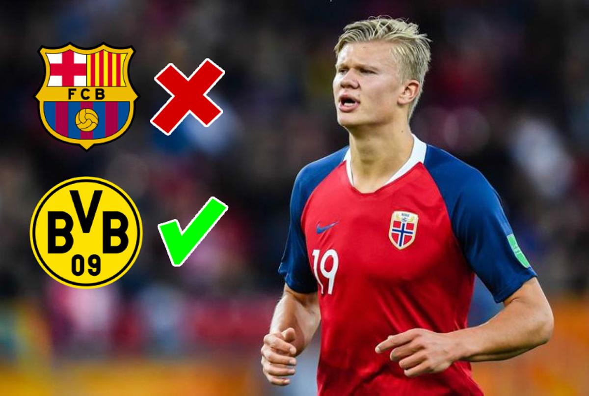 Barca từng khước từ mua Haaland hồi năm ngoái như thế nào?