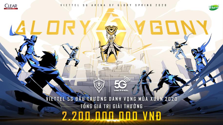 Viettel 5G Đấu Trường Danh Vọng Mùa Xuân 2020 công bố tiền thưởng và lịch thi đấu