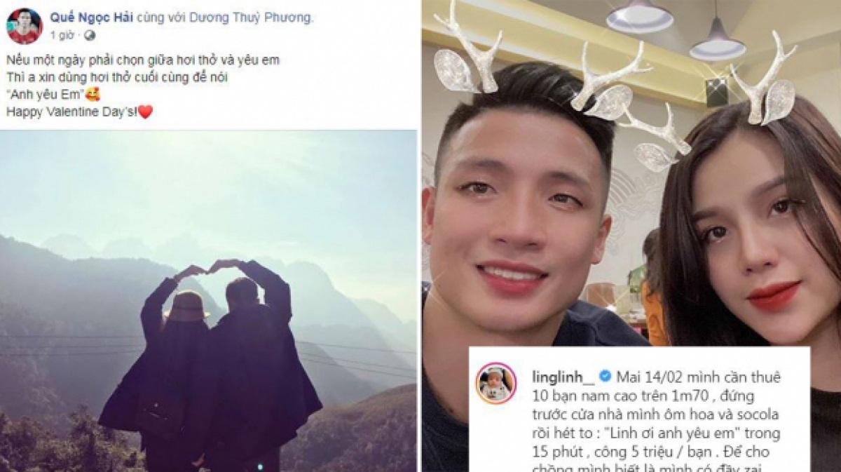 Ngày Valentine của các cầu thủ Việt: Quang Hải cô đơn phòng gym, Đình Trọng, Văn Đức rạng rỡ