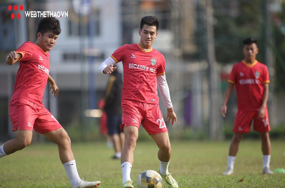 Chùm ảnh: Tiến Linh tự tin đua tranh Vua phá lưới V.League 2020