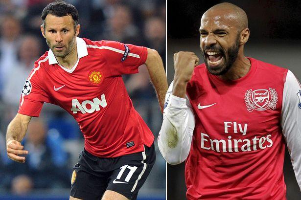 Henry đánh bại Ronaldo và Giggs để trở thành vĩ đại nhất Ngoại hạng Anh
