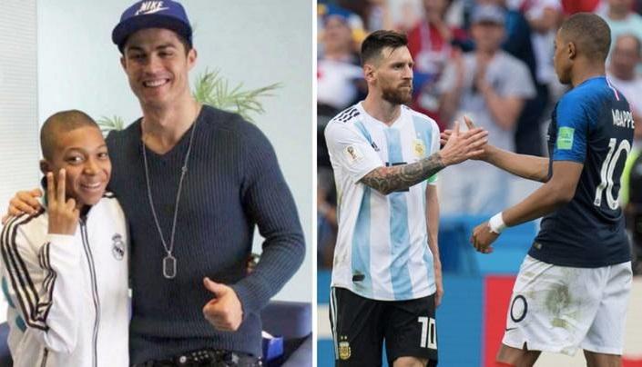 Mbappe gây bất ngờ khi chọn Messi và Ronaldo trong đội bóng của mình