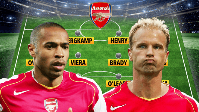 Đội hình nước ngoài vĩ đại nhất của Arsenal gồm 6 thành viên “Invincibles”