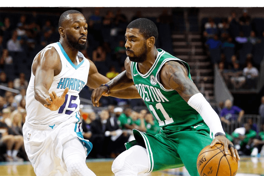 Hai “thánh handle” Kyrie Irving và Kemba Walker cà khịa nhau đấu 1-1