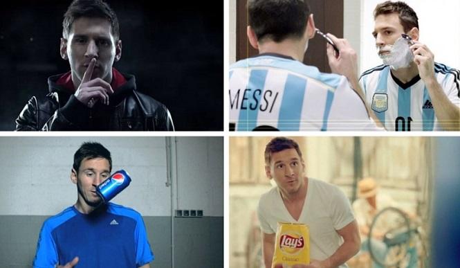 Messi nhận tài trợ từ những thương hiệu nào trong sự nghiệp?