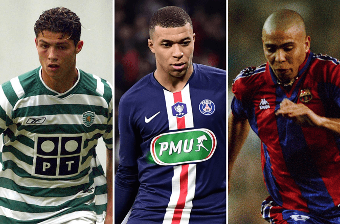 Ronaldo đứng đầu top 10 cầu thủ ghi bàn xuất sắc nhất ở tuổi 21