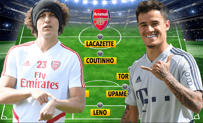 Đội hình Arsenal sẽ thế nào nếu 2 trụ cột ra đi và Coutinho đến?