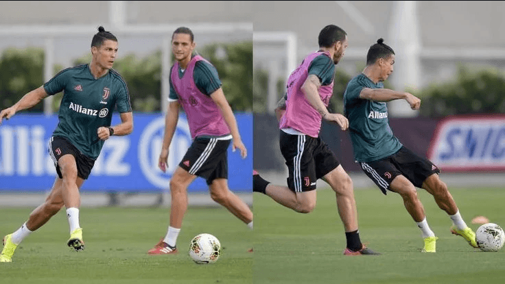 Ronaldo khiến đồng đội nể phục khi đến sân tập khác thường