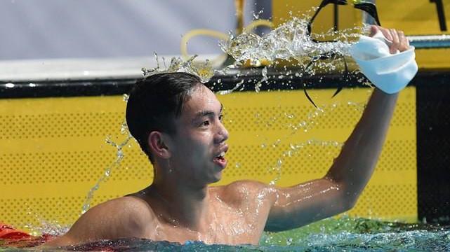 Kình ngư Nguyễn Huy Hoàng "mở hàng" ngoạn mục ở Olympic trẻ 2018