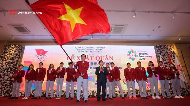 Lễ xuất quân đoàn TTVN tham dự ASIAD 2018: Chờ tin vui chiến thắng