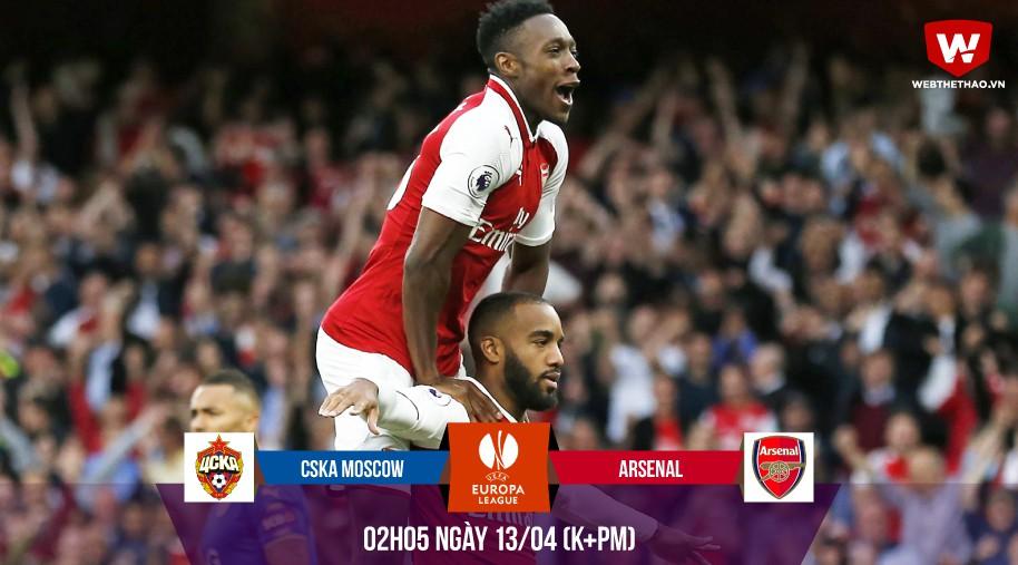 Vũ khí "kim cương" giúp Arsenal đánh phá Moscow tiến vào bán kết