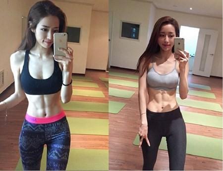 HLV thể hình Kang Hyun Kyung khoe vòng eo hoàn hảo