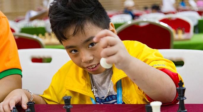 Nhân vật Cúp chiến thắng Gia Phúc: 8 tuổi trưởng thành sau mỗi nước cờ