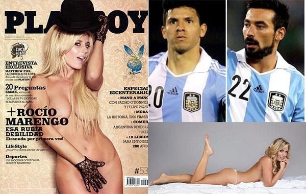 Người mẫu Playboy trả tiền để được ‘thử lửa’ cùng Aguero hoặc Lavezzi
