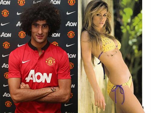 Bỏng mắt với bộ ảnh bồ mới của Fellaini