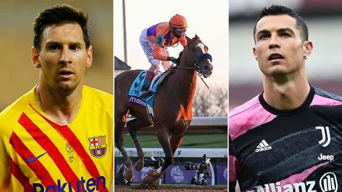 Con ngựa kiếm được nhiều gấp 20 lần Messi và Ronaldo năm 2020