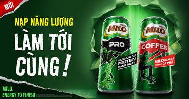 MILO Pro và MILO Coffee — Nạp năng lượng, làm tới cùng!